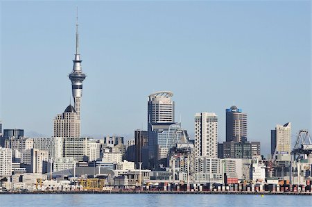Okahu Bay and skyline, Auckland, North Island, New Zealand, Pacific Stock Photo - Rights-Managed, Code: 841-03674143
