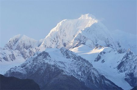 Mount Tasman, Aoraki National Park (Mount Cook National Park), UNESCO World Heritage Site, Southern Alps, South Island, New Zealand, Pacific Stock Photo - Rights-Managed, Code: 841-03674226