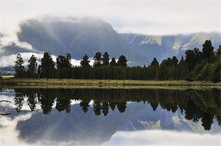 Lac Matheson, Parc National de Westland Tai Poutini, UNESCO World Heritage Site, côte ouest, île du Sud, Nouvelle-Zélande, Pacifique Photographie de stock - Rights-Managed, Code: 841-03674279