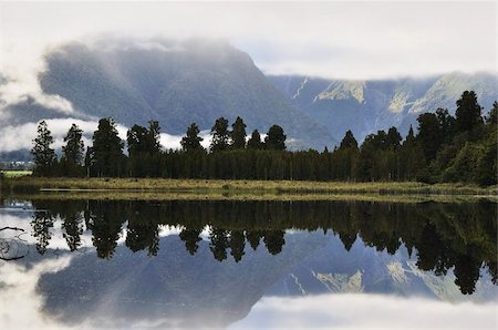 simsearch:841-03674178,k - Lake Matheson, Westland Tai Poutini National Park, UNESCO World Heritage Site, West Coast, South Island, New Zealand, Pacific Stock Photo - Rights-Managed, Code: 841-03674279