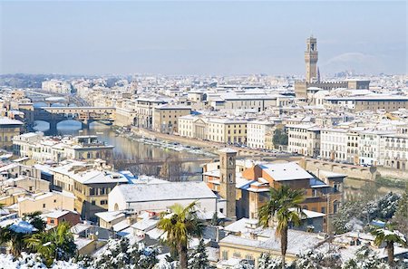 florence skyline - View of city from Piazzale Michelangelo, Florence, UNESCO World Heritage Site, Tuscany, Italy, Europe Stock Photo - Rights-Managed, Code: 841-03674615