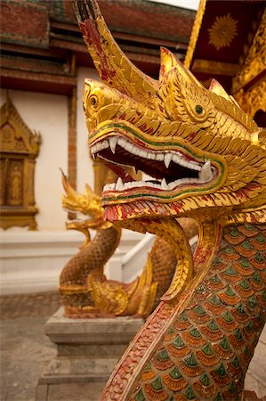 Wat Tung Yu, Chiang Mai, Chiang Mai Province, Thailand, Southeast Asia, Asia Foto de stock - Con derechos protegidos, Código: 841-03674653