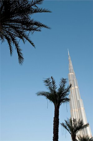 Burj Khalifa, Dubai, United Arab Emirates, Middle East Fotografie stock - Rights-Managed, Codice: 841-03674689