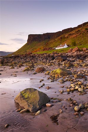 Coucher de soleil sur Loch na Keal, Isle of Mull, Hébrides intérieures en Écosse, Royaume-Uni, Europe Photographie de stock - Rights-Managed, Code: 841-03674690