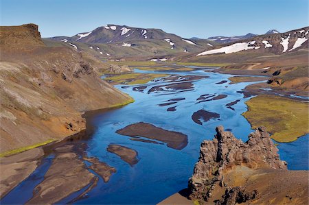 simsearch:841-03674751,k - Paysage de l'intérieur de la route F-208 (Fjallabak route nord, Nyrdri-Fjallabak) entre Holaskjol et Landmannalaugar, sud de l'Islande (Sudurland), l'Islande, les régions polaires Photographie de stock - Rights-Managed, Code: 841-03674736