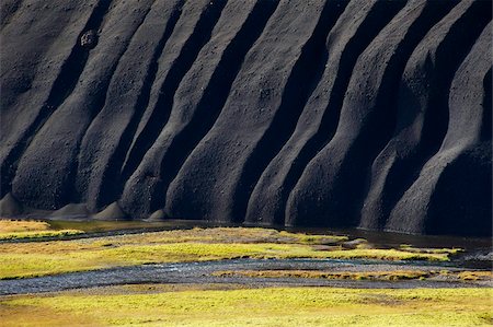 simsearch:841-03031540,k - Landscape of the interior from the F-208 route (Fjallabak route north, Nyrdri-Fjallabak) between Holaskjol and Landmannalaugar, south Iceland (Sudurland), Iceland, Polar Regions Foto de stock - Con derechos protegidos, Código: 841-03674772