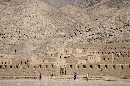 simsearch:841-03676270,k - Tambo Colorado ruines Incas près la ville de Pisco, région d'Ica, au Pérou, Amérique du Sud Photographie de stock - Rights-Managed, Code: 841-03674841