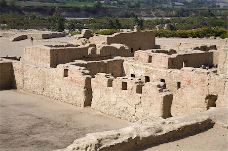 Tambo Colorado Inca Ruins near Pisco City, Ica Region, Peru, South America Stock Photo - Rights-Managed, Code: 841-03674842