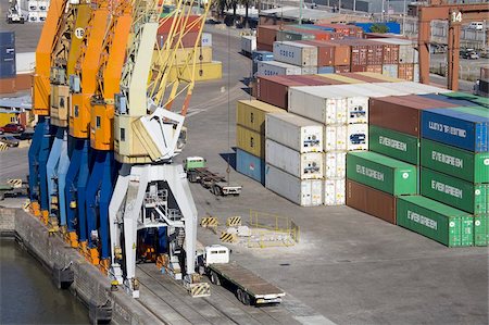 dock ship - Container Port, Montevideo, Uruguay, South America Stock Photo - Rights-Managed, Code: 841-03674887