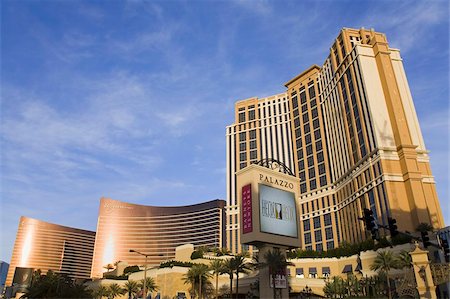 Palazzo, Encore and Wynn Casinos, Las Vegas, Nevada, United States of America, North America Stock Photo - Rights-Managed, Code: 841-03674901