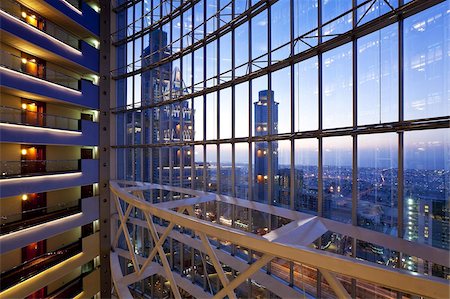 Modern architecture inside a luxury office and hotel building, Dubai, United Arab Emirates, Middle East Stock Photo - Rights-Managed, Code: 841-03674958