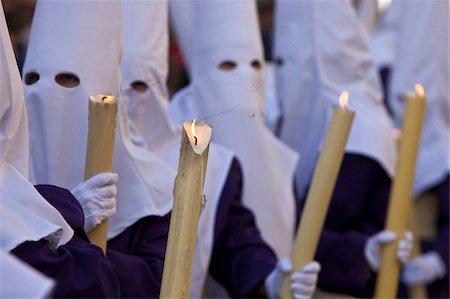 semana santa - Semana Santa (Holy Week) celebrations, Malaga, Andalucia, Spain, Europe Foto de stock - Con derechos protegidos, Código: 841-03674967