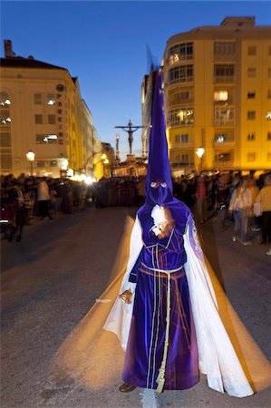 Semana Santa (Holy Week) celebrations, Malaga, Andalucia, Spain, Europe Stock Photo - Rights-Managed, Code: 841-03674975