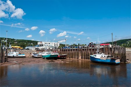 The harbour in Alma, New Brunswick, Canada, North America Stock Photo - Rights-Managed, Code: 841-03675043