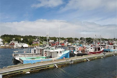 Westport village, Brier Island, Nova Scotia, Canada, en Amérique du Nord Photographie de stock - Rights-Managed, Code: 841-03675085