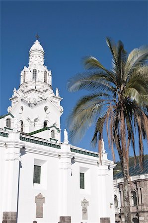 simsearch:841-06448356,k - El Sagrario church, Plaza de Independencia, Historic Center, Quito, Ecuador, South America Stock Photo - Rights-Managed, Code: 841-03675183