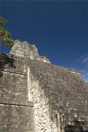 simsearch:841-03675248,k - Temple no 2 (Temple des masques), grande place, Tikal, patrimoine mondial de l'UNESCO, Parc National de Tikal, Petén, Guatemala, Amérique centrale Photographie de stock - Rights-Managed, Code: 841-03675248