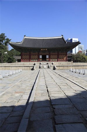 séoul - Palais Deoksugung (Palais de la longévité vertueuse), Séoul, Corée du Sud, Asie Photographie de stock - Rights-Managed, Code: 841-03675488