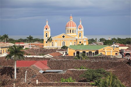 simsearch:841-03674859,k - Cathedral de Granada, Granada, Nicaragua, Central America Foto de stock - Con derechos protegidos, Código: 841-03675509