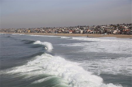 Hermosa Beach, Pacific Ocean, Los Angeles, California, United States of America, North America Stock Photo - Rights-Managed, Code: 841-03675644