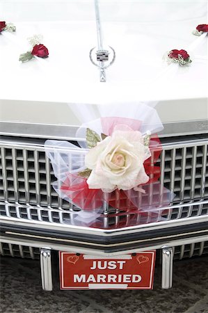 ribbons flower - Wedding car, Corgiliano d'Otra, Lecce, Italy, Europe Stock Photo - Rights-Managed, Code: 841-03675694