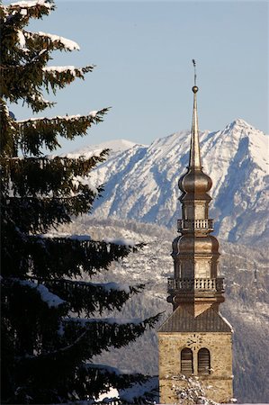 simsearch:841-03868658,k - Clocher de Combloux, Combloux Haute-Savoie, France, Europe Photographie de stock - Rights-Managed, Code: 841-03675769