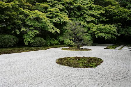 Tenjuan stone garden in Nanzen Ji temple, Kyoto, Japan, Asia Stock Photo - Rights-Managed, Code: 841-03675821