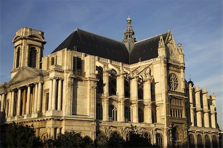 Saint Eustache church, Paris, France, Europe Foto de stock - Con derechos protegidos, Código: 841-03675882