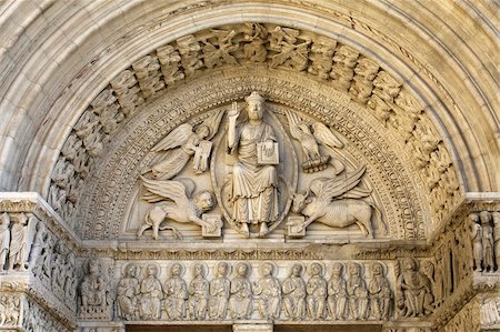 simsearch:841-05795381,k - Saint-Trophime cathedral tympanum, Arles, Bouches du Rhone, Provence, France, Europe Stock Photo - Rights-Managed, Code: 841-03675935