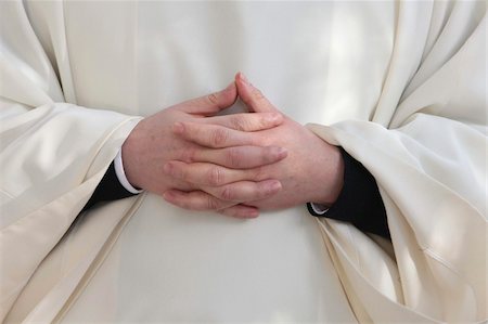 priest - Priest's hands, Paris, France, Europe Stock Photo - Rights-Managed, Code: 841-03676000