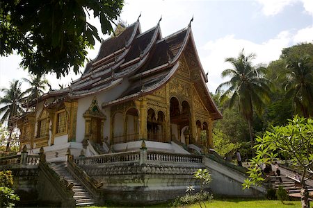 The Temple of the National Gallery of Luang Prabang, Laos, Indochina, Southeast Asia, Asia Foto de stock - Direito Controlado, Número: 841-03676047