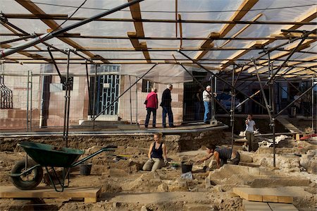 The small town of Luxeuil-les-Bains is also an archaeological site, Franche Comte, France, Europe Stock Photo - Rights-Managed, Code: 841-03676051