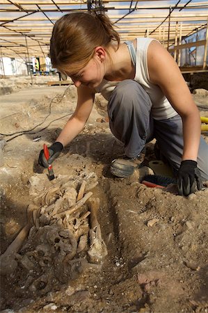 excavations - The small town of Luxeuil-les-Bains is also an archaeological site, Franche Comte, France, Europe Stock Photo - Rights-Managed, Code: 841-03676052