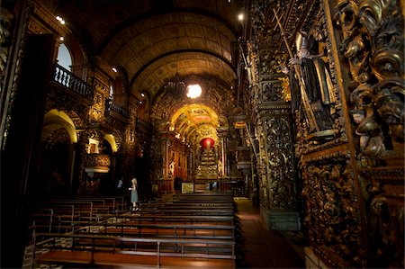 The Candelaria church in Rio de Janeiro, Brazil, South America Foto de stock - Con derechos protegidos, Código: 841-03676105