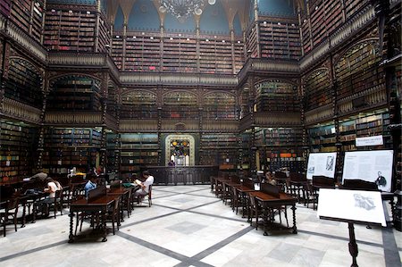 The library inside the church of San Francesco, Brazil, South America Stock Photo - Rights-Managed, Code: 841-03676106