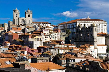 porto cathedral - Vieille ville de Porto, l'UNESCO World Heritage Site, Portugal, Europe Photographie de stock - Rights-Managed, Code: 841-03676126