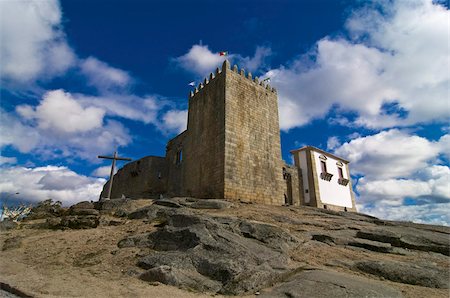 The old castle of Belmonte, Portugal, Europe Foto de stock - Con derechos protegidos, Código: 841-03676174