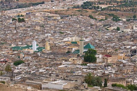 View over of the old Medina of Fez, UNESCO World Heritage Site, Morocco, North Africa, Africa Foto de stock - Con derechos protegidos, Código: 841-03676242