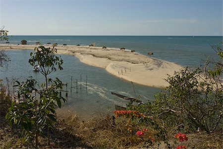 Sandbank at the Antsanitian Beach Resort, Mahajanga, Madagascar, Indian Ocean, Africa Foto de stock - Direito Controlado, Número: 841-03676426