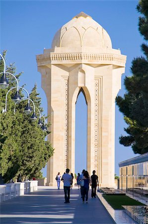 simsearch:841-03676607,k - Sahidler Xiyabani, Memorial for the Bakuvian victims of the Red Army, Baku, Azerbaijan, Central Asia, Asia Foto de stock - Direito Controlado, Número: 841-03676606