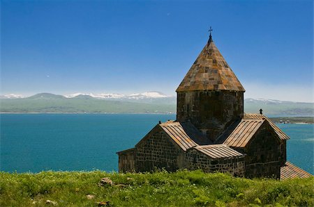 simsearch:841-03489579,k - Sevanavank (Sevan Monastery) by Lake Sevan, Armenia, Caucasus, Central Asia, Asia Foto de stock - Con derechos protegidos, Código: 841-03676647