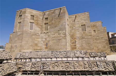 simsearch:841-03676607,k - Shirvanshah Palace, Baku, UNESCO World Heritage Site, Azerbaijan, Central Asia, Asia Foto de stock - Direito Controlado, Número: 841-03676640