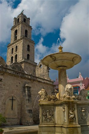 plaza vieja - Plaza Vieja, UNESCO World Heritage Site, Havana, Cuba, West Indies, Caribbean, Central America Stock Photo - Rights-Managed, Code: 841-03676821