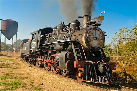 simsearch:841-07084302,k - Old steam locomotive, Trinidad, Cuba, West Indies, Caribbean, Central America Stock Photo - Rights-Managed, Code: 841-03676835