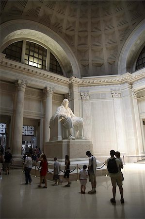 Statue de Benjamin Franklin à Philadelphie, Pennsylvanie, États-Unis d'Amérique, l'Amérique du Nord Photographie de stock - Rights-Managed, Code: 841-03677004