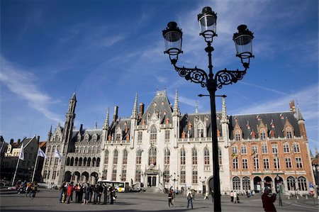 Central Square in Bruges, Belgium, Europe Foto de stock - Con derechos protegidos, Código: 841-03677015