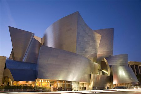 Disney Concert Hall, designed by Frank Gehry, Los Angeles, California, United States of America, North America Stock Photo - Rights-Managed, Code: 841-03677025