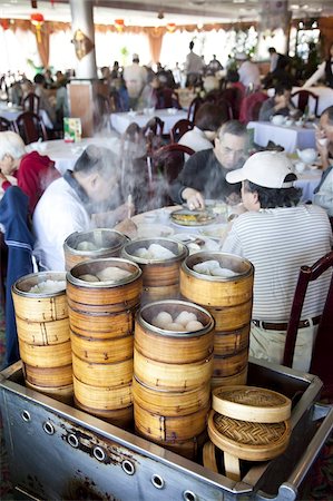 Baskets of Dim Sum in Chinese restaurant in Toronto, Ontario, Canada, North America Stock Photo - Rights-Managed, Code: 841-03677053