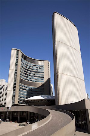 L'hôtel de ville, Toronto, Ontario, Canada, en Amérique du Nord Photographie de stock - Rights-Managed, Code: 841-03677102