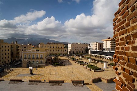 simsearch:841-02705184,k - Plaza de las Culturas (Cultures Square), seen from El Primer Recinto (the first fortification), Melilla, Spain, Spanish North Africa, Africa Foto de stock - Con derechos protegidos, Código: 841-03677252